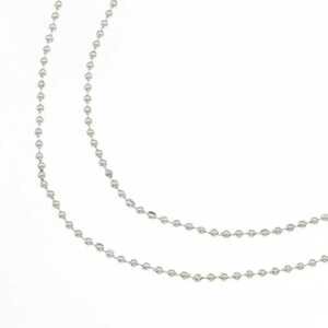 Tiffany Co necklace chain sterling silver pendant accessory ball long